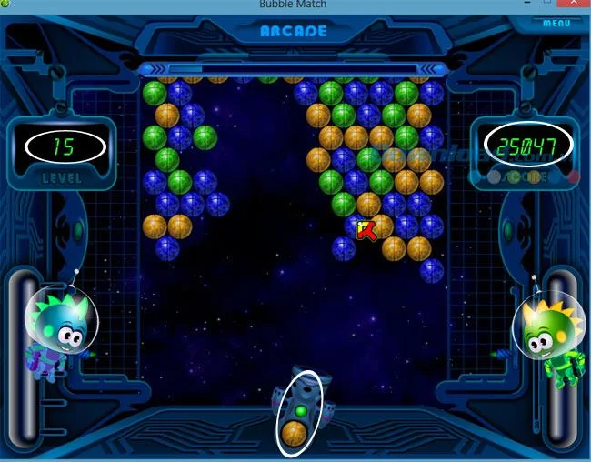 راهنمای بازی Arcade in Bubble به طور موثرترین بازی