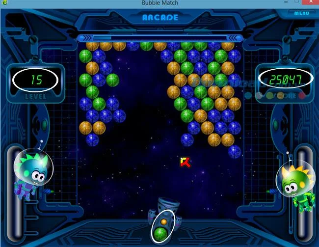 راهنمای بازی Arcade in Bubble به طور موثرترین بازی