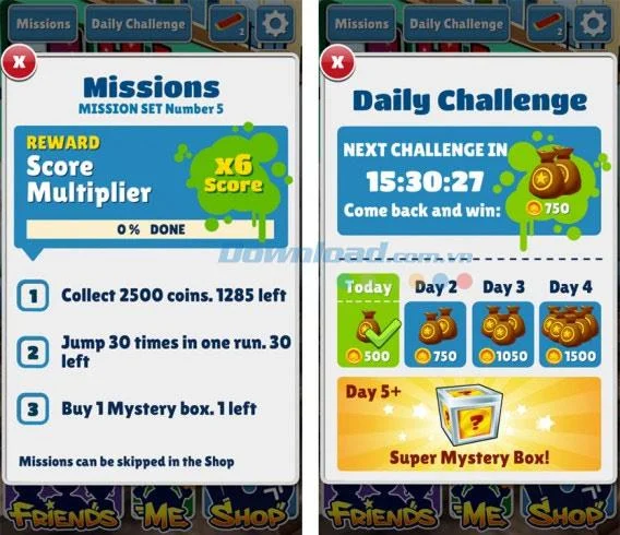 ゲームSubway Surfersでクエストを完了する秘訣 ゲームSubway Surfersでクエストを完了する秘訣