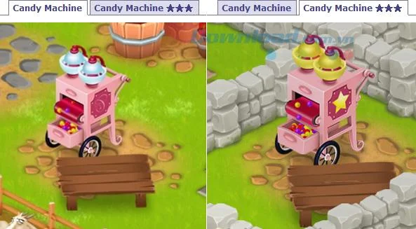 نحوه استفاده از دستگاه آب نبات در بازی Hay day