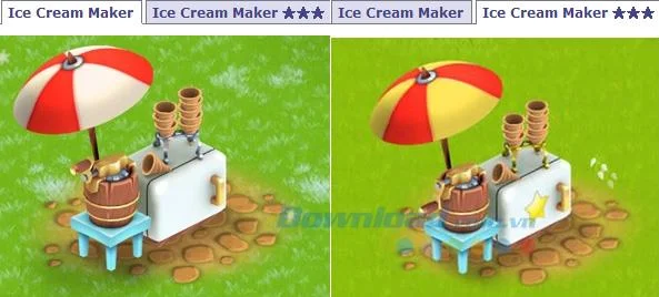 دستورالعمل استفاده از دستگاه بستنی در بازی Hay day