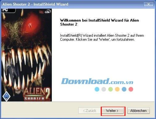 دستورالعمل نصب بازی Alien Shooter Vengeance