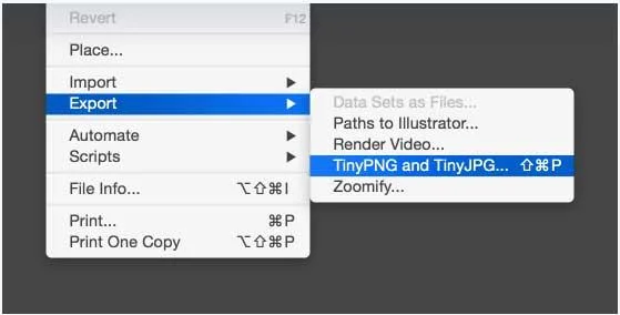 Instrukcje dotyczące instalowania i używania wtyczek TinyPNG i TinyJPG w Photoshopie
