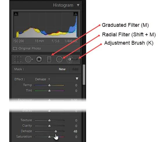 Making photos in Lightroom transparent is easy