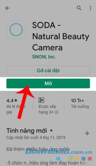 Instructions for installing and taking pictures using SODA