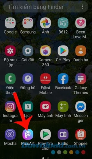 Guide to creating photos with dissolution effect with PicsArt