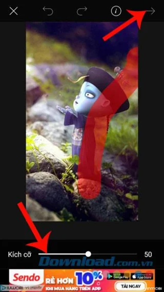 Guide to creating photos with dissolution effect with PicsArt