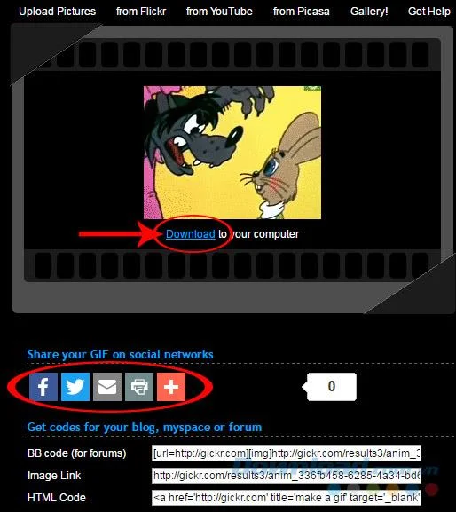 Jak tworzyć animacje online za pomocą Gickr