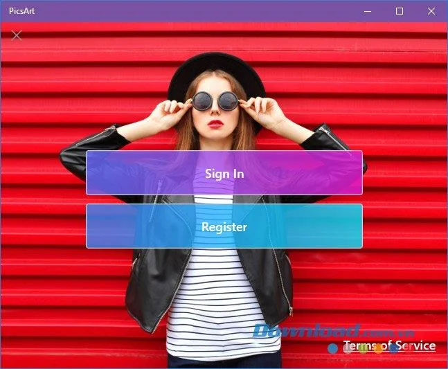 Instructions for downloading and installing PicsArt