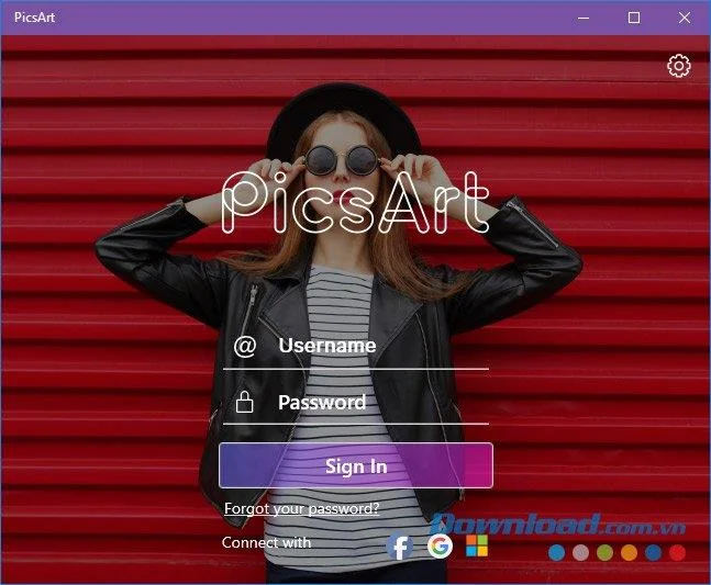 Instructions for downloading and installing PicsArt