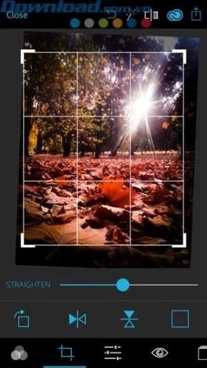 Instrukcje edycji zdjęć za pomocą Photoshop Express na iPhonie