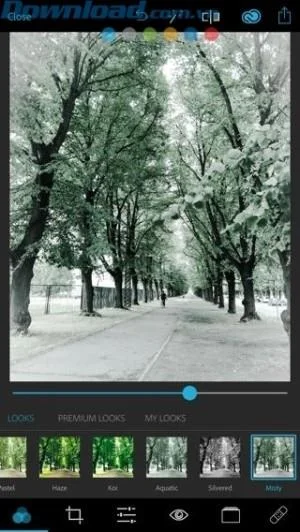 Instrukcje edycji zdjęć za pomocą Photoshop Express na iPhonie
