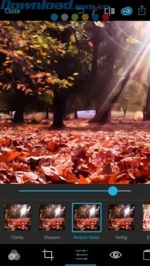 Instrukcje edycji zdjęć za pomocą Photoshop Express na iPhonie