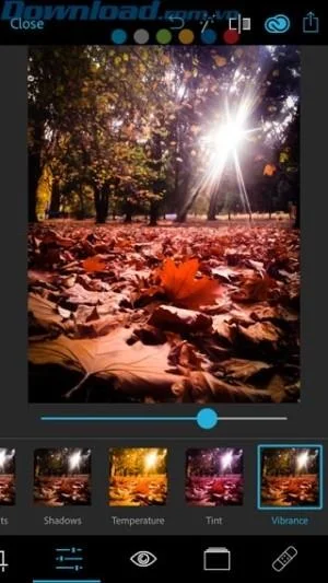 Instrukcje edycji zdjęć za pomocą Photoshop Express na iPhonie