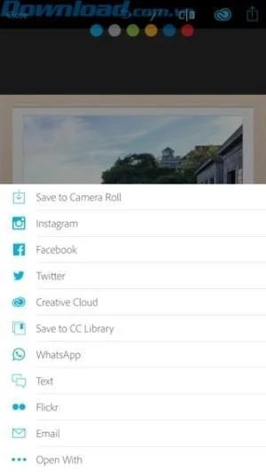 Instrukcje edycji zdjęć za pomocą Photoshop Express na iPhonie