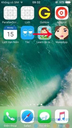 MakeAPP application automatically removes makeup causing fever
