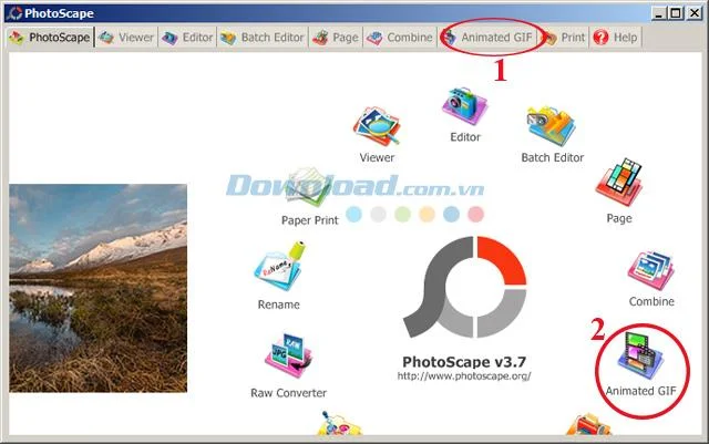 Instructions on how to create animated GIFs with PhotoScape Instructions on how to create animated GIFs with PhotoScape