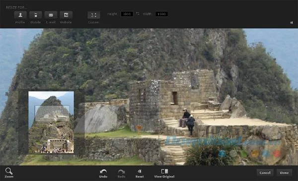 Instrucciones para usar Adobe Photoshop Express