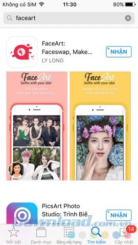 How to use the FaceArt app to create collages with celebrities