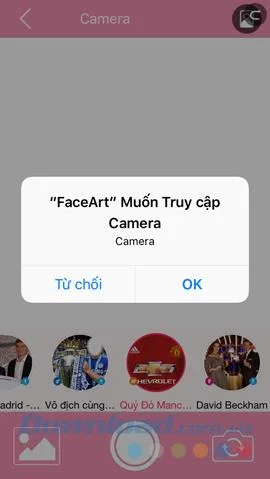How to use the FaceArt app to create collages with celebrities
