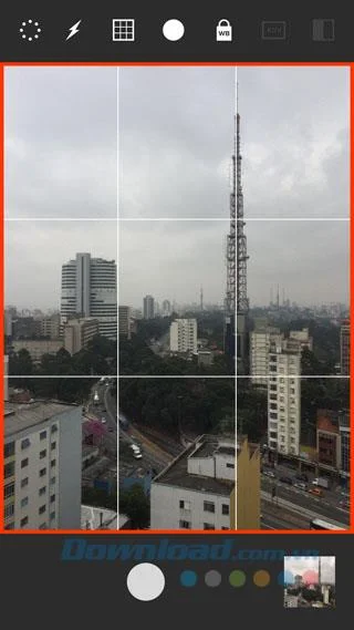 Instrucciones para tomar fotos usando la aplicación de edición de fotos VSCO