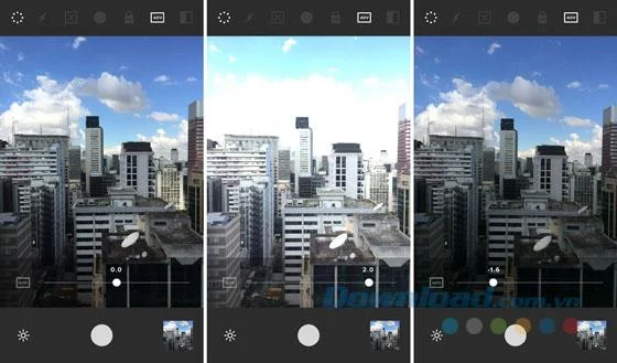 Instrucciones para tomar fotos usando la aplicación de edición de fotos VSCO