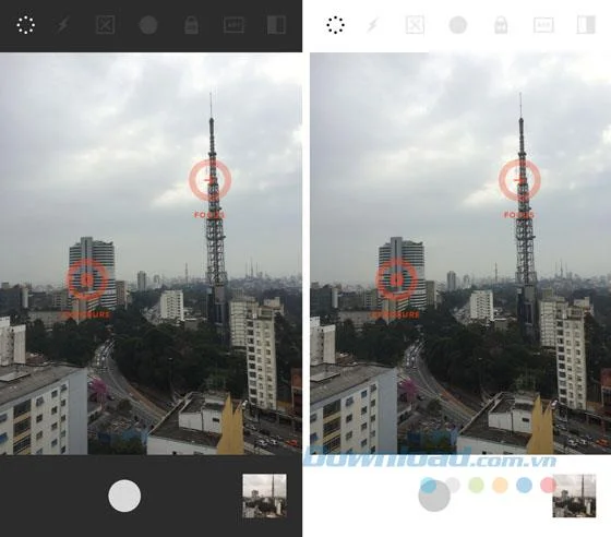Instrucciones para tomar fotos usando la aplicación de edición de fotos VSCO