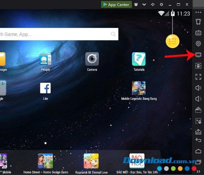 Zmień folder udostępniania danych między NoxPlayer a komputerem