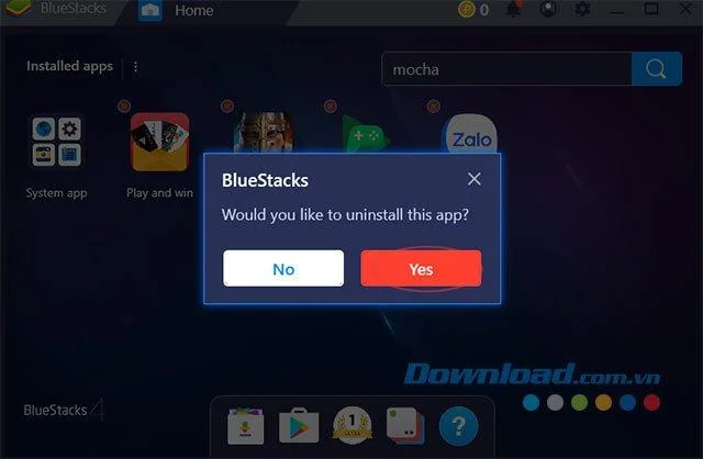 نحوه حذف برنامه ها ، حذف برنامه ها در BlueStacks