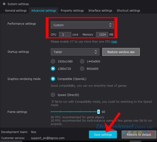 How to speed up NoxPlayer emulation on PC