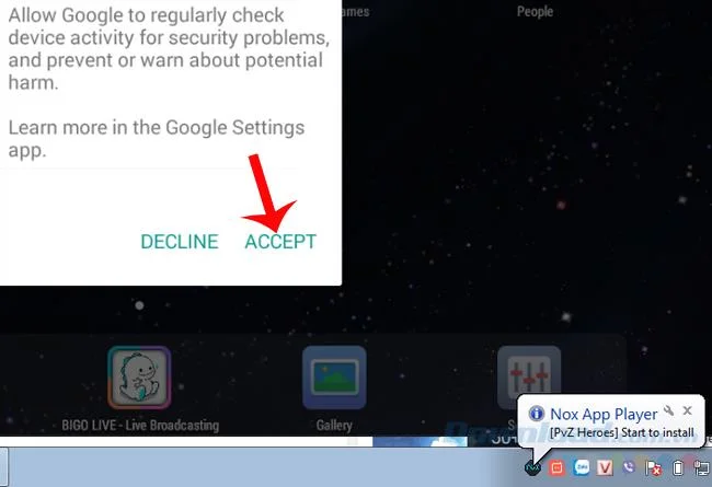 Zainstaluj plik APK dla emulatora Nox App Player