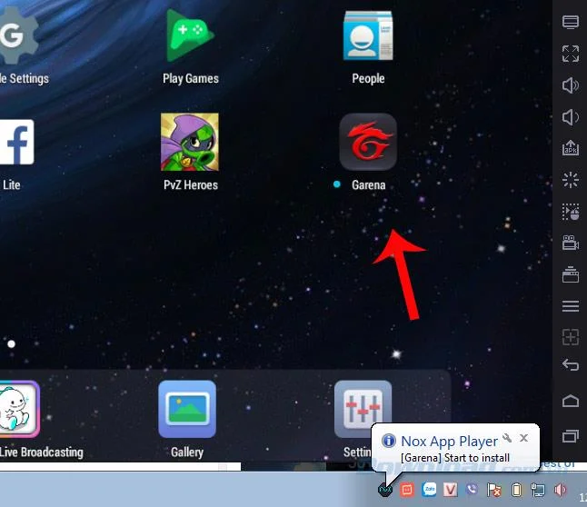 Zainstaluj plik APK dla emulatora Nox App Player