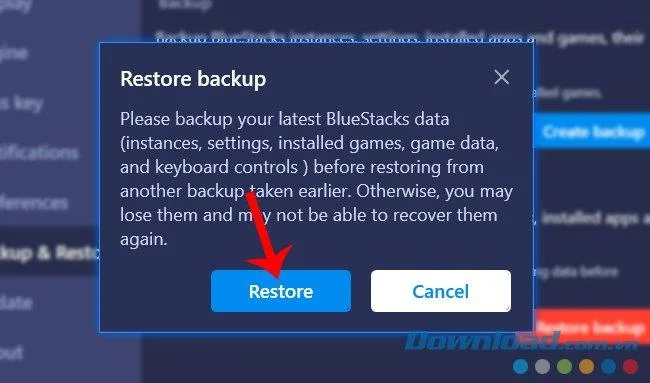 Jak wykonać kopię zapasową i przywrócić dane BlueStacks