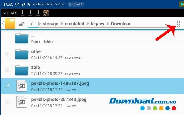 نحوه حذف داده ها در NoxPlayer