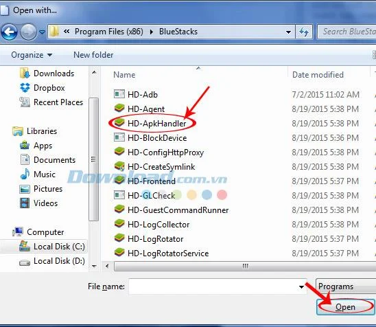 Instrukcje instalacji pliku APK na BlueStacks