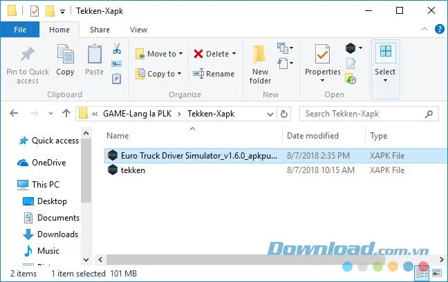 How to install the XAPK file for the Nox Player emulator
