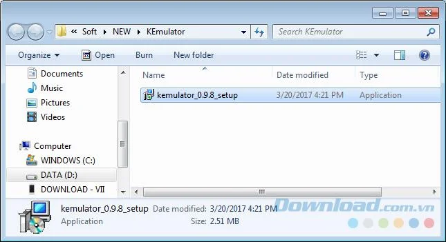 Installing KEmulator Installing KEmulator