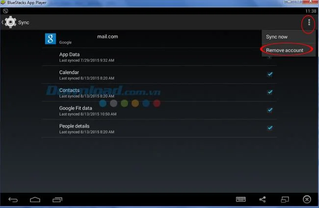 دستورالعمل تغییر حساب هنگام استفاده از BlueStacks