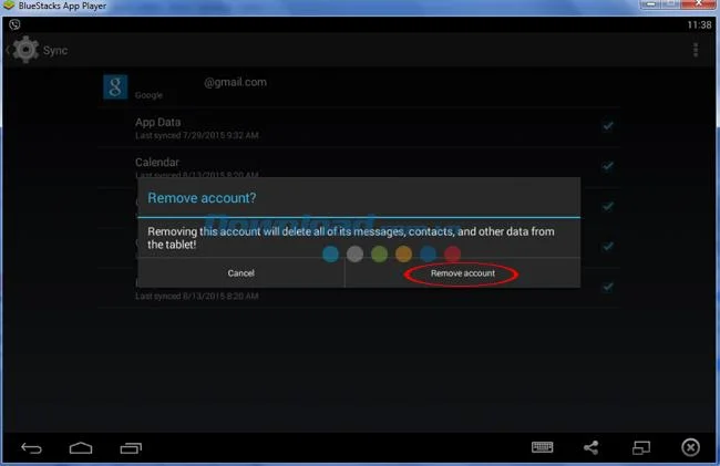 دستورالعمل تغییر حساب هنگام استفاده از BlueStacks