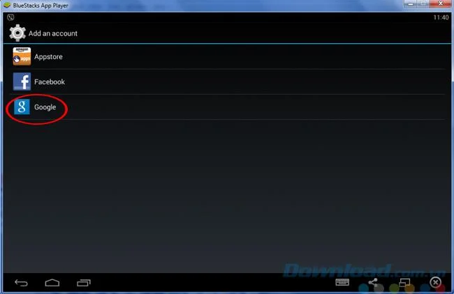 دستورالعمل تغییر حساب هنگام استفاده از BlueStacks