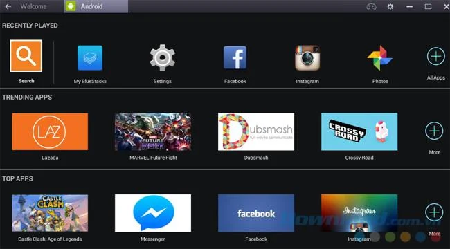 Instructions for using BlueStacks 2 on the computer Instructions for using BlueStacks 2 on the computer