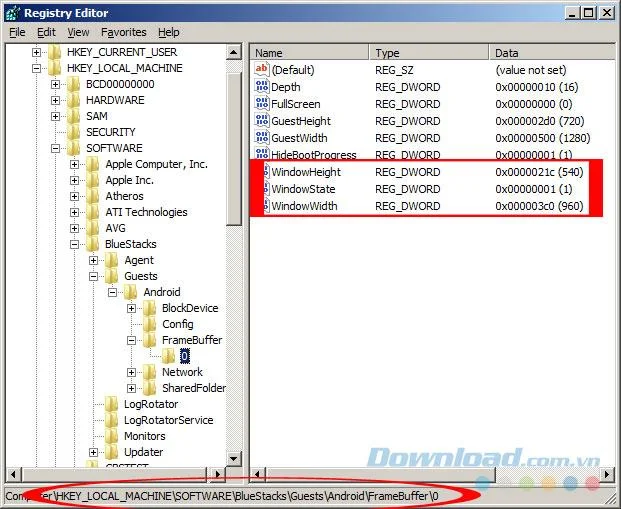 Resize the BlueStacks window