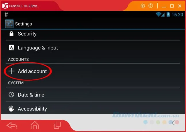 How to login Droid4X account