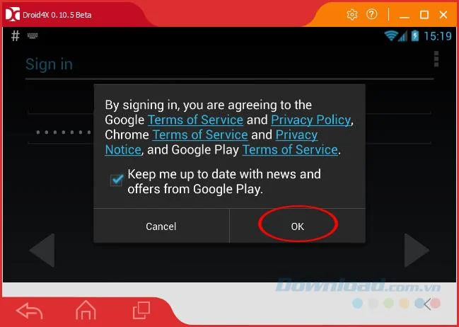 How to login Droid4X account