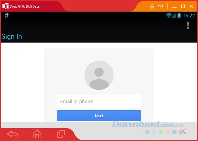 How to login Droid4X account