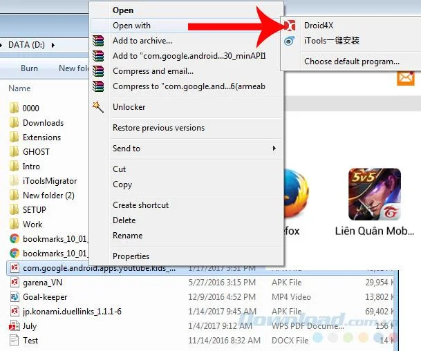 Fix Droid4X error can not download the APK file