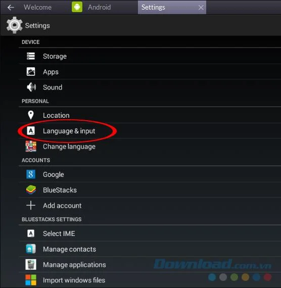 Jak aktywować wirtualną klawiaturę na BlueStacks