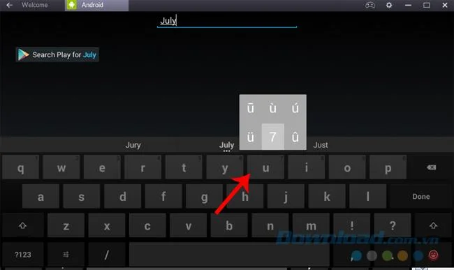 Jak aktywować wirtualną klawiaturę na BlueStacks