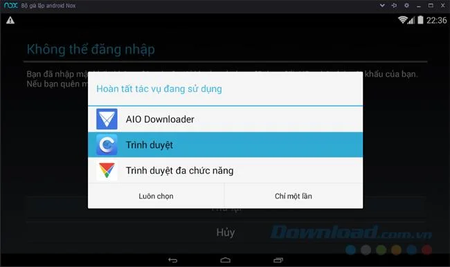 Napraw problem braku możliwości zalogowania się na konto w Nox App Player