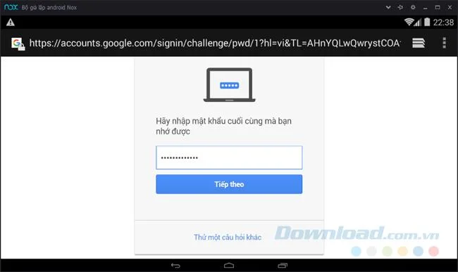 Napraw problem braku możliwości zalogowania się na konto w Nox App Player
